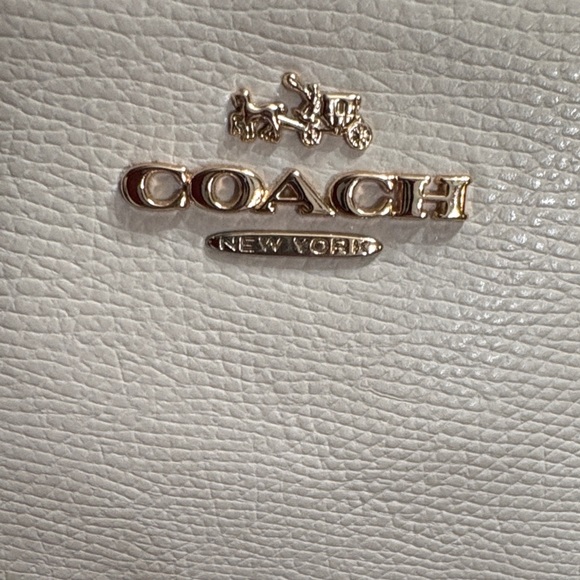 Custom Coach Cream Tote with Dalmatian Print dog - Picture 4 of 12